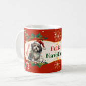 Mug Feliz Navidog Noël personnalisable (Devant gauche)