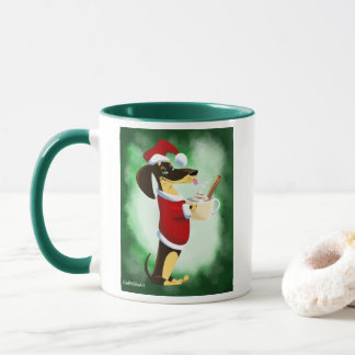 Mug FELIZ NOGGY DOG by Jeff Willis Art