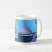 Mug Feluccas sur le Nil Peinture d'Alfred Fox (Devant droit)