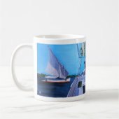 Mug Feluccas sur le Nil Peinture d'Alfred Fox (Gauche)