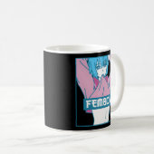 Mug Fem esthétique Pastel Yaoi Anime Crossdressing (Devant droit)