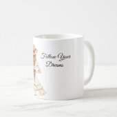 Mug Female Dress Brown Bow Hat (Devant droit)