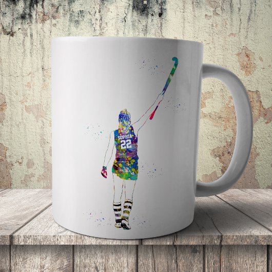 Mug Female Field Hockey Player