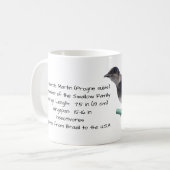 Mug Femelle de Martin pourpre (Devant gauche)