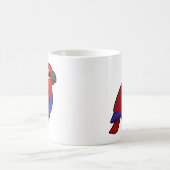 Mug Femelle de perroquet d'Eclectus (Centre)