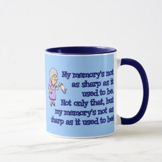 Mug Femelle de perte de mémoire