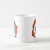 Mug Femelle rouge je visage comique Meme de rage de (Centre)