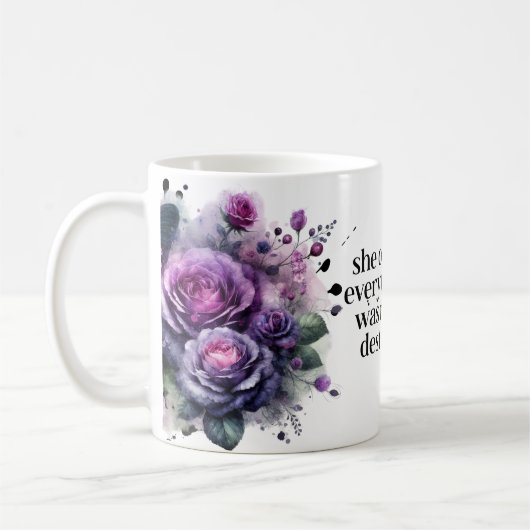 Mug féminin inspirant (Gauche)