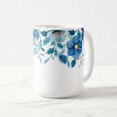 Mug Féminin Tendance Monogramme Botanique (Devant droit)
