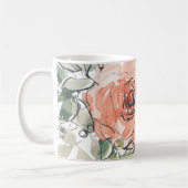 Mug féminine florale pour elle (Gauche)