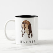 Mug féminine minimaliste moderne Mug (Gauche)