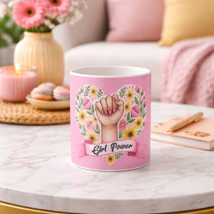 Mug Féminisme Power Girl