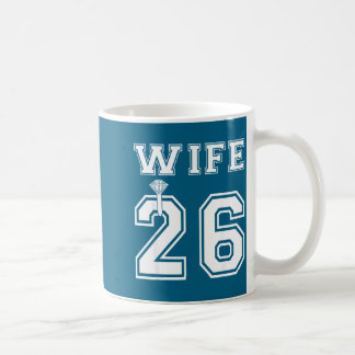 Mug Femme 2026 mari correspondance fête de fiançailles
