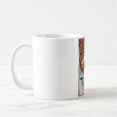 Mug Femme à la feuille de pavot, Mucha (Gauche)