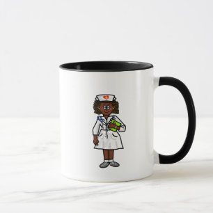 Mug Femme à peau noire ou foncée