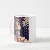 Mug Femme Abstraite et expressive (Devant gauche)
