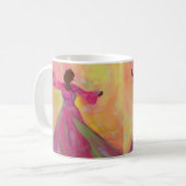 Mug Femme africaine dansant Women's (Devant gauche)