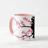 Mug Femme afro-florissante (Devant gauche)
