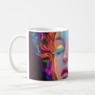 Mug Femme Alien aux cheveux cosmiques