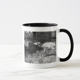 Mug Femme allaitant une antilope