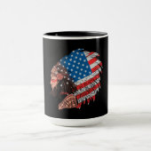 Mug Femme amérindienne avec coiffe (Centre)