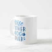 Mug Femme Amoureux des chiens (Devant gauche)