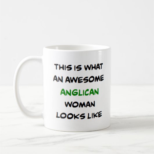 Mug femme anglicane, formidable (Gauche)
