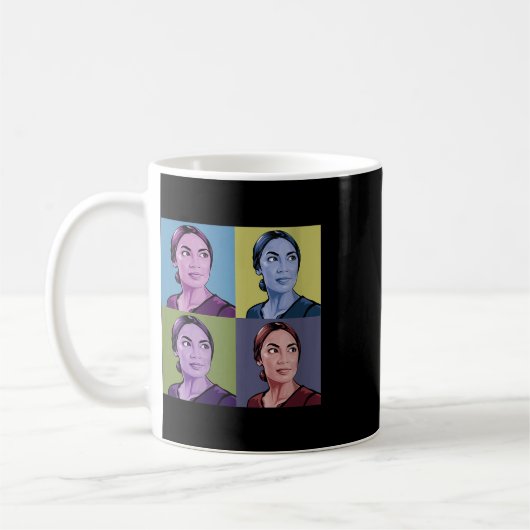 Mug Femme Aoc Alexandria Ocasio-cortez First Femme P (Gauche)