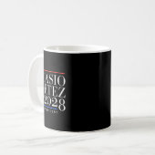Mug Femme Aoc Pour Président 2028 V-neck (Devant gauche)
