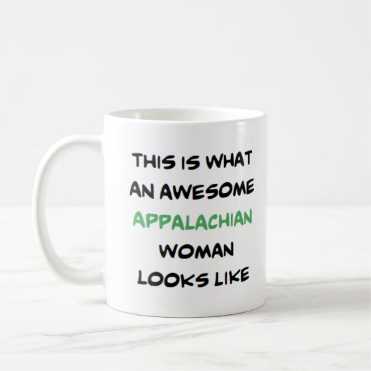 Mug femme appalachienne, géniale (Gauche)
