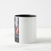 Mug Femme Art Déco noir et blanc  (Centre)