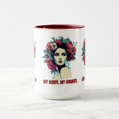 Mug Femme au pouvoir. Mon corps, mes droits (Centre)