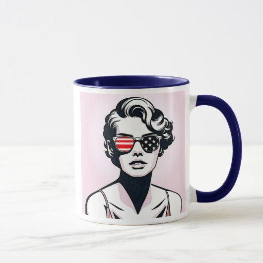 Mug Femme au style US. (Droite)