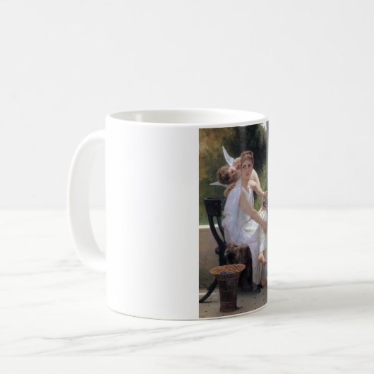 Mug Femme avec Cupidon, Bouguereau (Devant gauche)