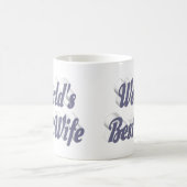 Mug Femme avec demi-texte gris (Centre)