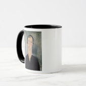 Mug Femme avec des boucles d'oreille (Devant gauche)