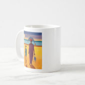 Mug Femme avec des poissons (Devant gauche)