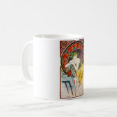 Mug Femme avec du pavot, Mucha (Devant gauche)