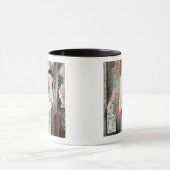 Mug Femme avec l'épingle à cheveux florale (Centre)