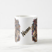Mug Femme avec ornementation tribale élaborée (Centre)