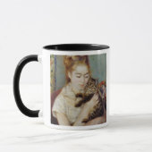 Mug Femme avec un chat par Pierre-Auguste Renoir (Gauche)