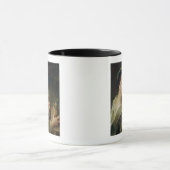 Mug Femme avec un verre de vin (Centre)