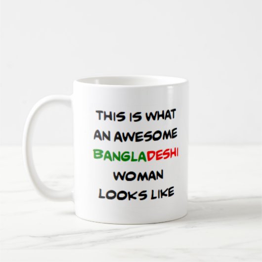 Mug femme bangladaise, formidable (Gauche)