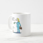 Mug Femme banquière (Devant gauche)