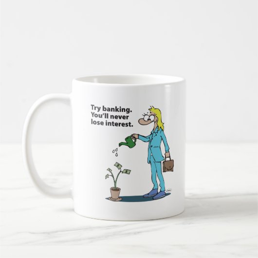 Mug Femme banquière (Gauche)