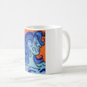 Mug femme bleue (Devant droit)