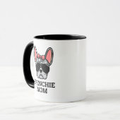 Mug Femme Blue Merle French Bulldog Frenchie Chien Mam (Devant gauche)
