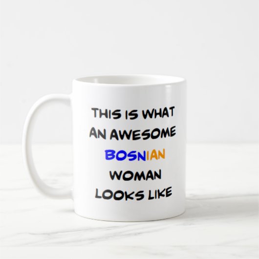 Mug femme bosnienne, géniale (Gauche)