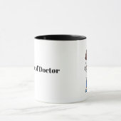 Mug Femme Brunette docteur avec gélule (Centre)