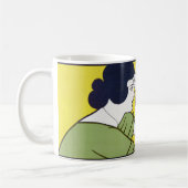 Mug Femme caméra, photographe, Van Caspel (Gauche)